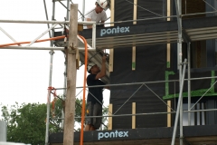 Finition de la partie anti-incendie