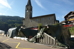 Le chalet en pièces